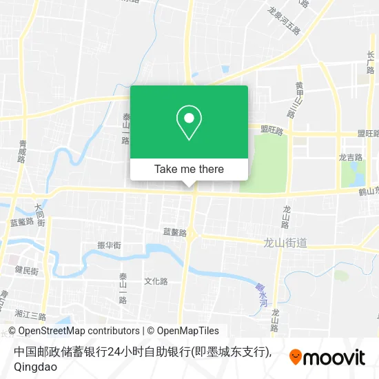 中国邮政储蓄银行24小时自助银行(即墨城东支行) map