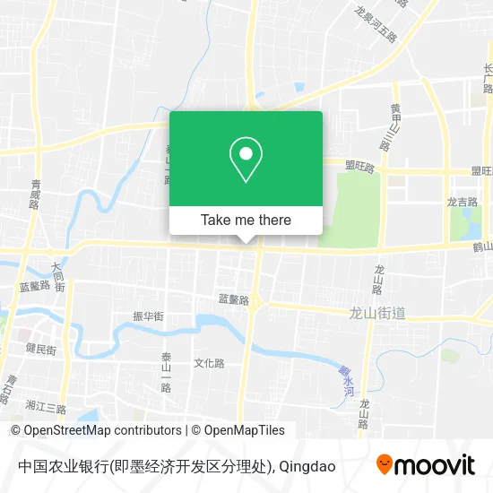 中国农业银行(即墨经济开发区分理处) map