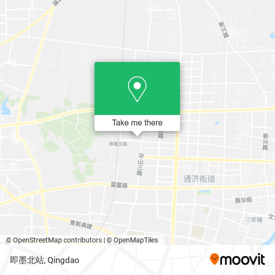 即墨北站 map