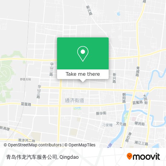 青岛伟龙汽车服务公司 map