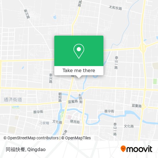 同福快餐 map