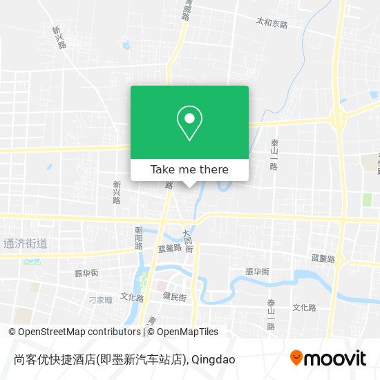 尚客优快捷酒店(即墨新汽车站店) map