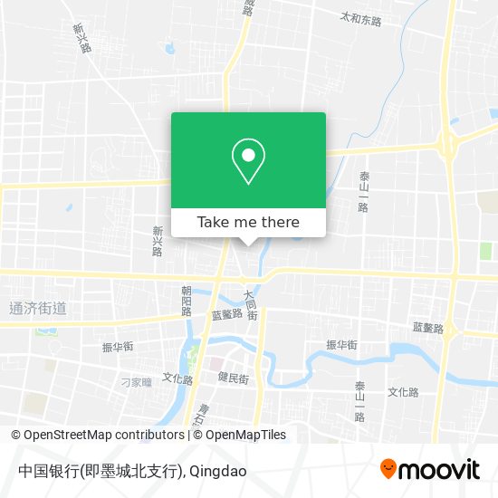 中国银行(即墨城北支行) map