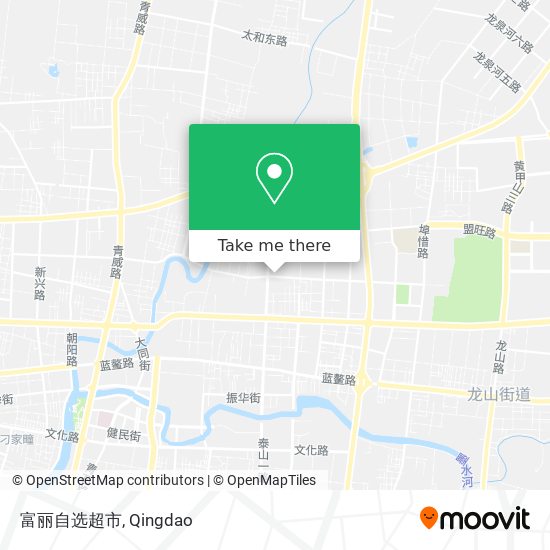 富丽自选超市 map