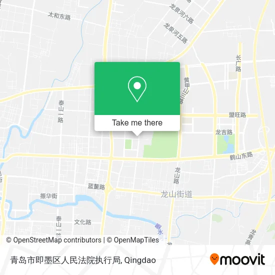 青岛市即墨区人民法院执行局 map
