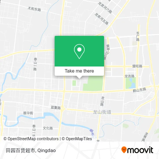 田园百货超市 map