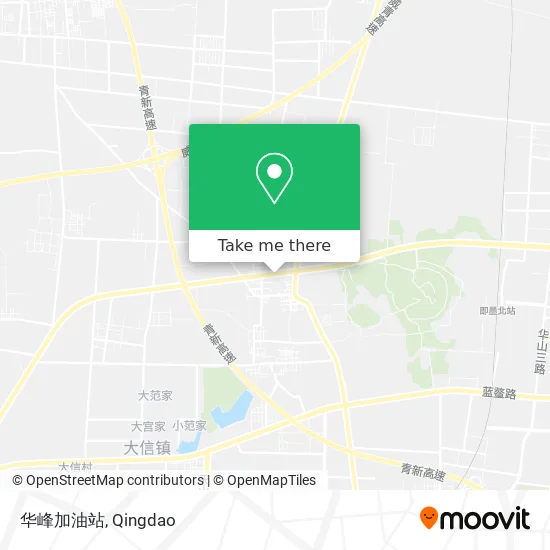 华峰加油站 map