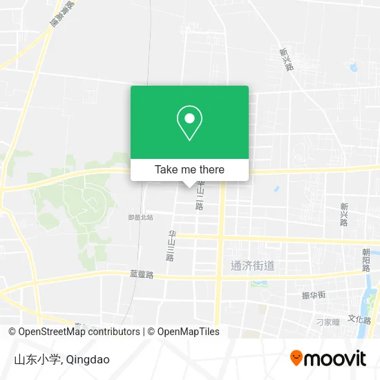 山东小学 map