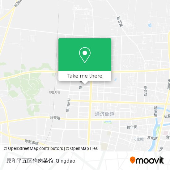 原和平五区狗肉菜馆 map