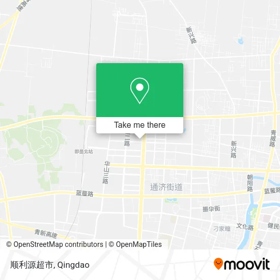 顺利源超市 map