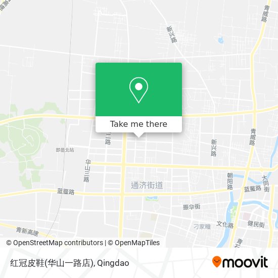 红冠皮鞋(华山一路店) map