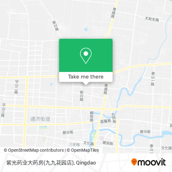 紫光药业大药房(九九花园店) map
