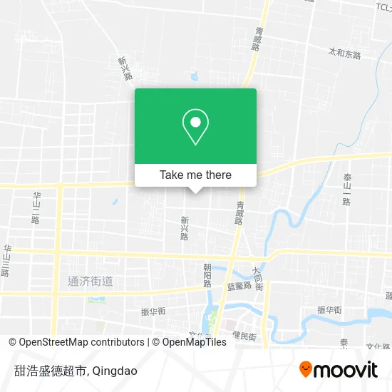 甜浩盛德超市 map