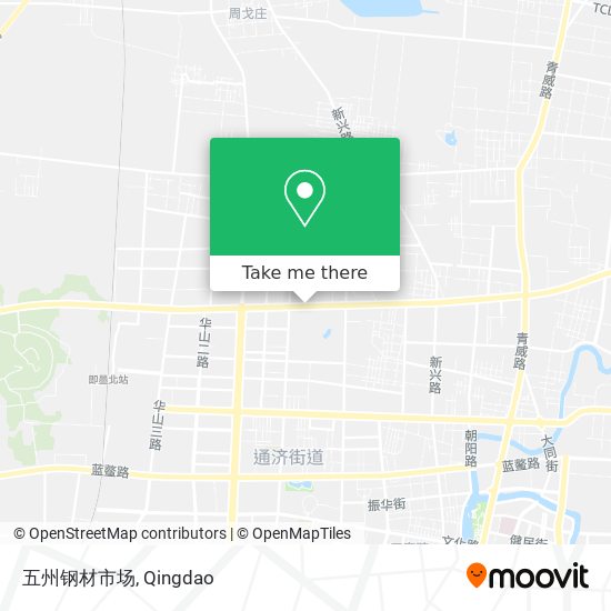 五州钢材市场 map