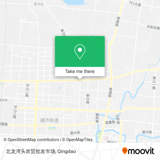 北龙湾头农贸批发市场 map