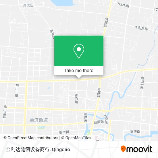 金利达缝纫设备商行 map