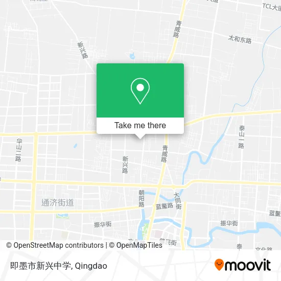 即墨市新兴中学 map
