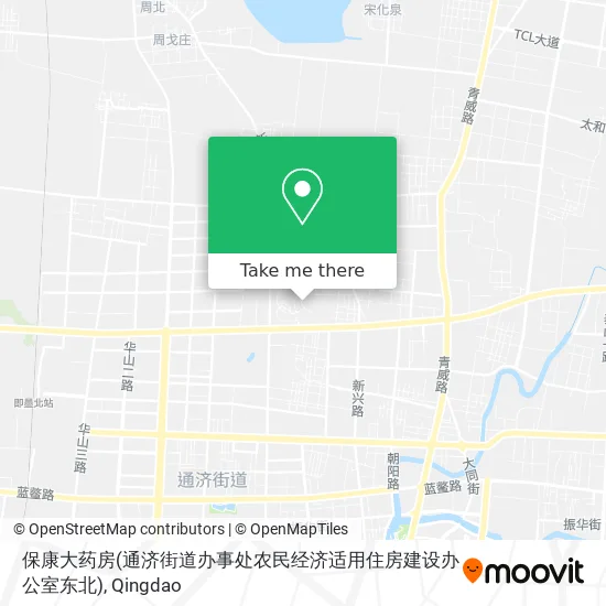 保康大药房(通济街道办事处农民经济适用住房建设办公室东北) map