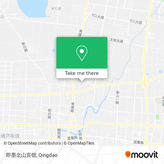即墨北山宾馆 map