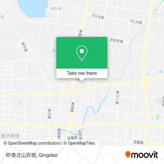 即墨北山宾馆 map