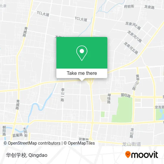 华创学校 map