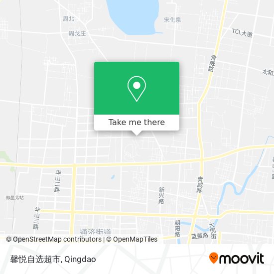 馨悦自选超市 map