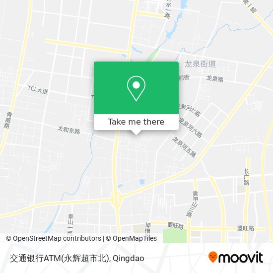 交通银行ATM(永辉超市北) map