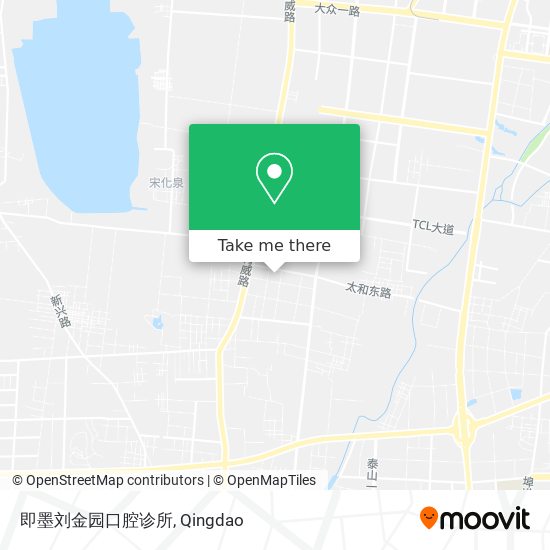 即墨刘金园口腔诊所 map