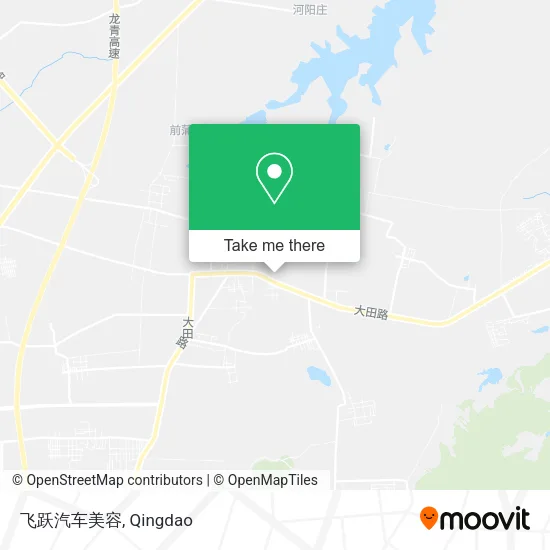 飞跃汽车美容 map