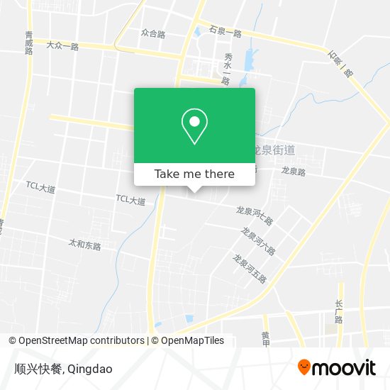 顺兴快餐 map