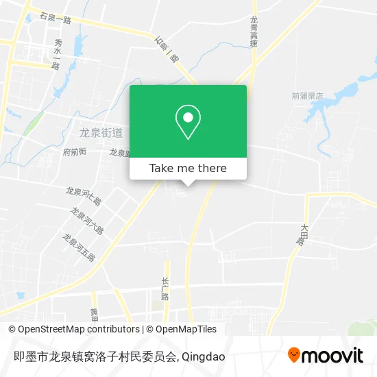 即墨市龙泉镇窝洛子村民委员会 map
