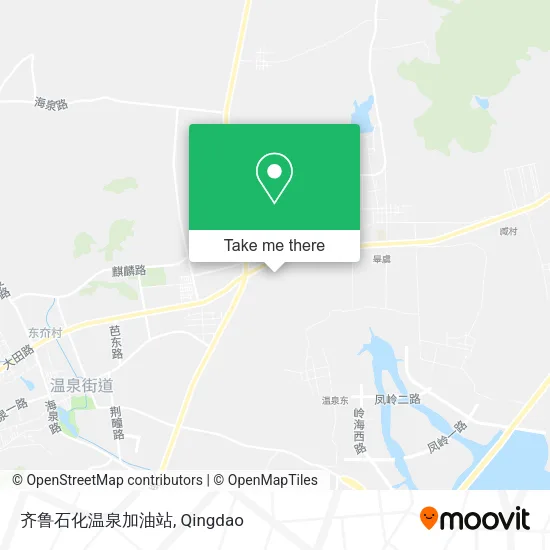 齐鲁石化温泉加油站 map