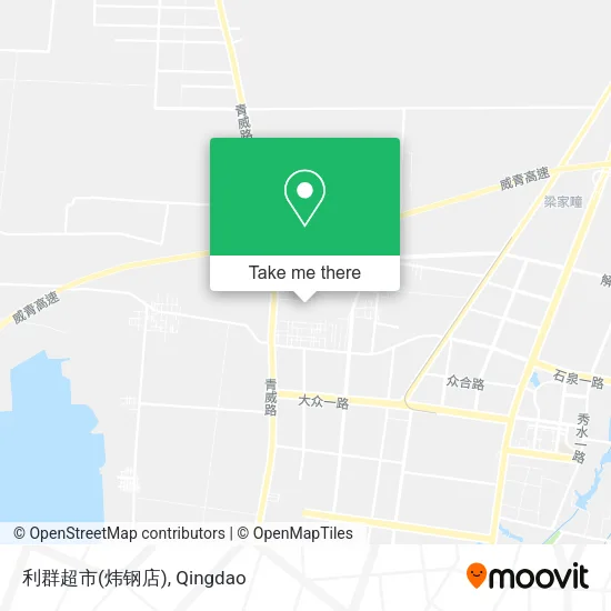 利群超市(炜钢店) map