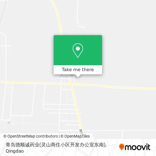 青岛德顺诚药业(灵山商住小区开发办公室东南) map