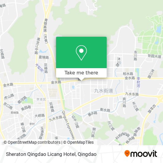 Sheraton Qingdao Licang Hotel map