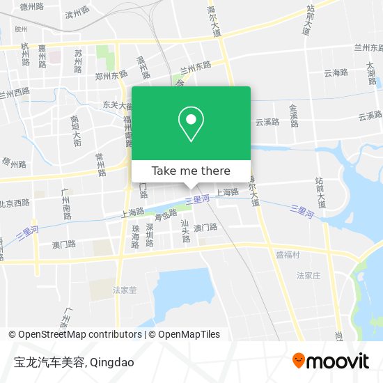 宝龙汽车美容 map