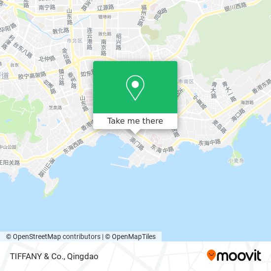 TIFFANY & Co. map