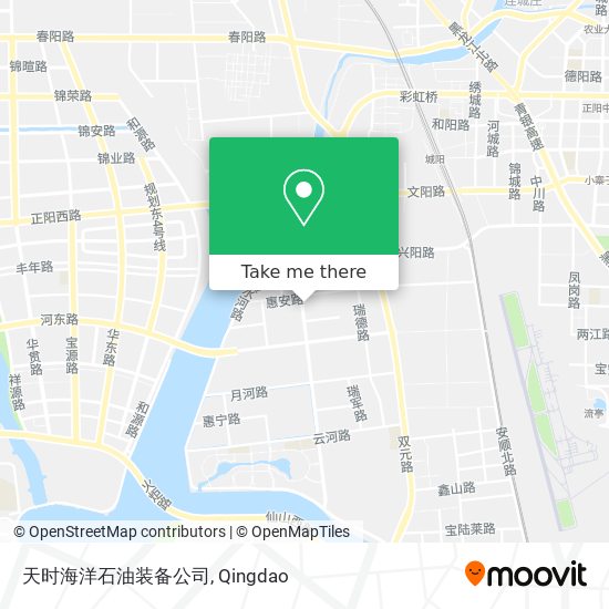 天时海洋石油装备公司 map