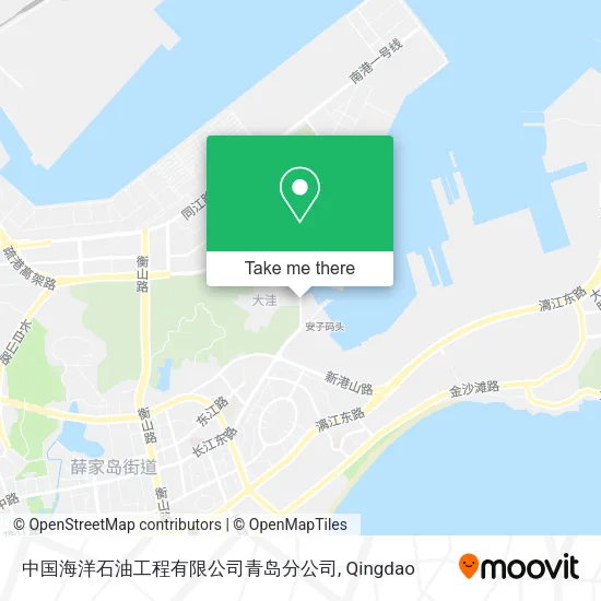 中国海洋石油工程有限公司青岛分公司 map