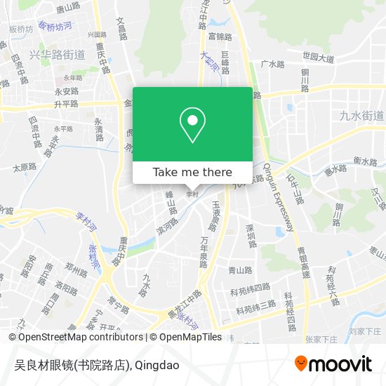 吴良材眼镜(书院路店) map