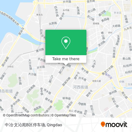 中冶·文沁苑B区停车场 map