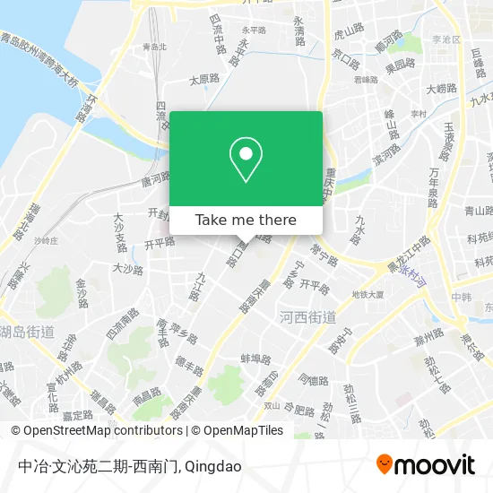 中冶·文沁苑二期-西南门 map