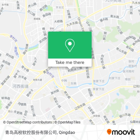 青岛高校软控股份有限公司 map