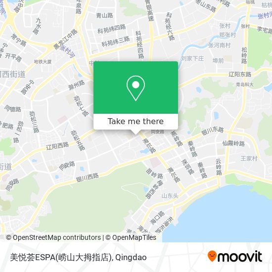 美悦荟ESPA(崂山大拇指店) map