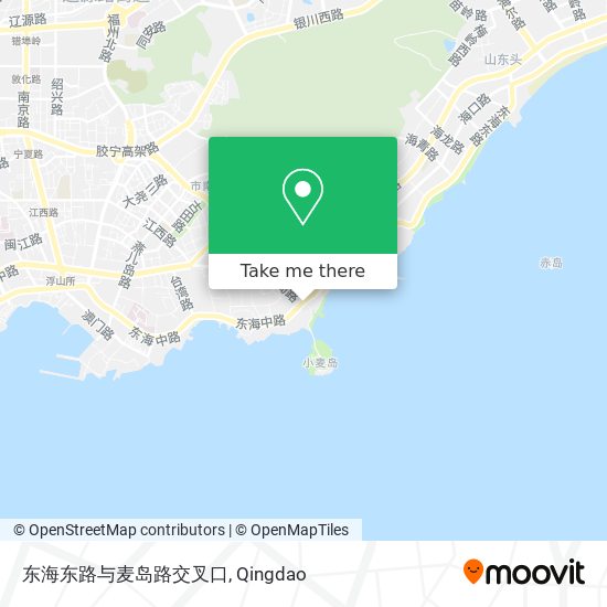 东海东路与麦岛路交叉口 map