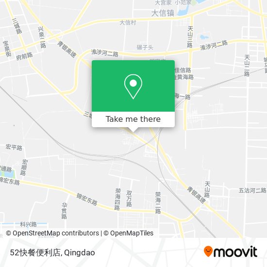 52快餐便利店 map