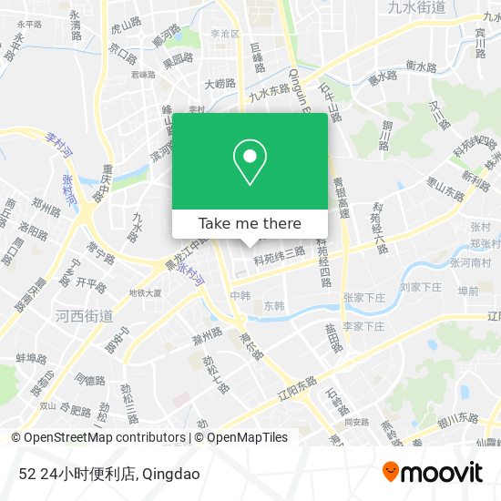 52 24小时便利店 map