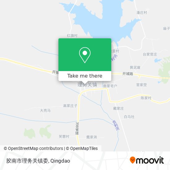 胶南市理务关镇委 map