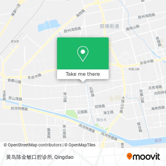 黄岛陈金敏口腔诊所 map