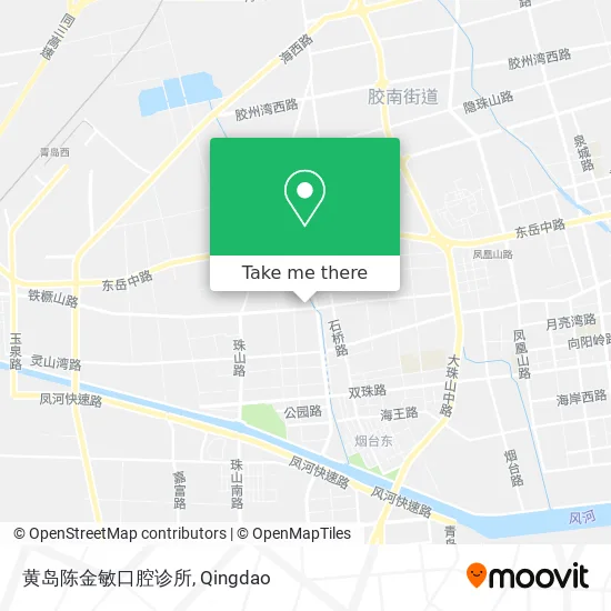 黄岛陈金敏口腔诊所 map
